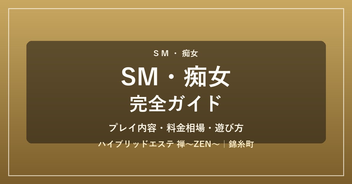 SM・痴女風俗完全ガイド